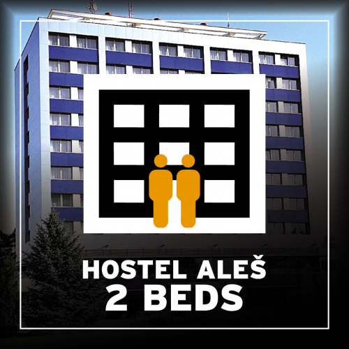BA 2026 Hostel ALEŠ dvojlůžkový pokoj (2 postele) [e-vstupenka]