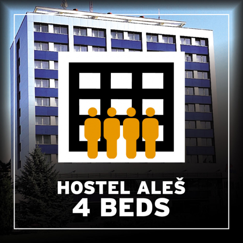 BA 2026 Hostel ALEŠ čtyřlůžkový pokoj (4 postele) [e-vstupenka]