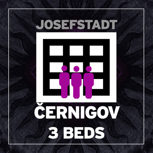 JOSEFSTADT 2021 Hotel ČERNIGOV *** dvojlůžkový pokoj s přistýlkou nebo trojlůžkový pokoj (3 postele) 