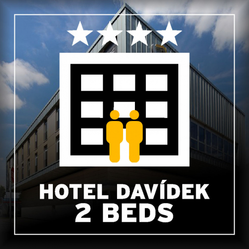 BA 2024 Hotel DAVÍDEK **** STANDARD dvojlůžkový pokoj (2 postele) [e-vstupenka]
