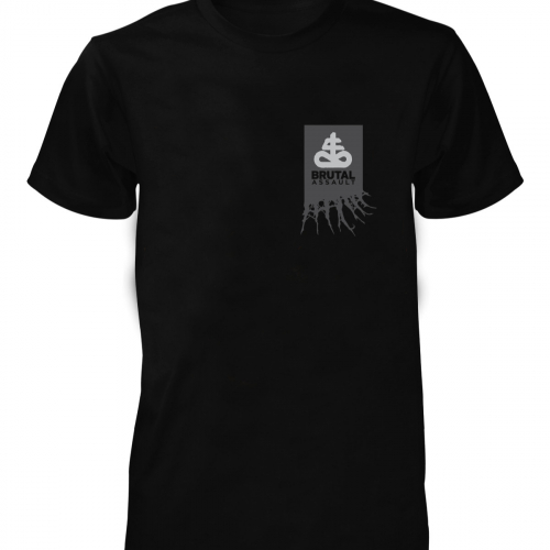 BRUTAL ASSAULT - logo černé triko