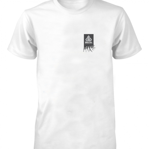 BRUTAL ASSAULT - logo bílé triko