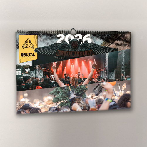 BRUTAL ASSAULT 2026 wall calendar