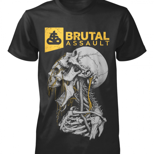 PŘEDOBJEDNÁVKA  - BRUTAL ASSAULT 29 - MUSTR (antracitové pánské triko)