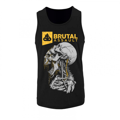 PŘEDOBJEDNÁVKA  - BRUTAL ASSAULT 29 - Lebky (černý pánský nátělník)