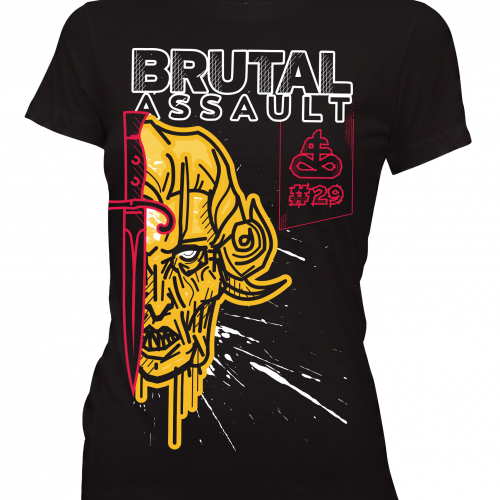 PŘEDOBJEDNÁVKA  - BRUTAL ASSAULT 29 - Císař (černé dámské triko)