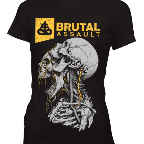 PŘEDOBJEDNÁVKA  - BRUTAL ASSAULT 29 - Lebky (černé dámské triko)