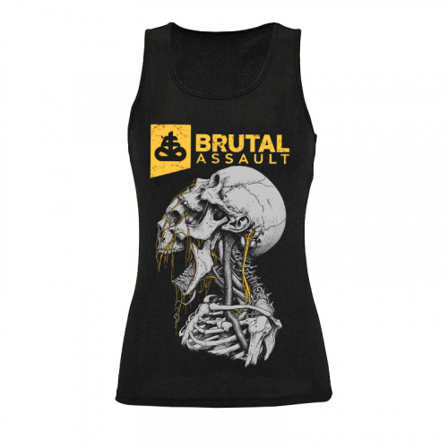 PŘEDOBJEDNÁVKA - BRUTAL ASSAULT 29 - Lebky (černý dámský nátělník)