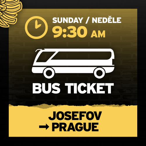 BA 2026 AUTOBUS Josefov -> Praha v neděli 09.08.2026 v 09:3 ...