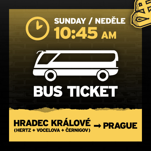 BA 2026 AUTOBUS trasa 1 Hradec Králové (Hertz + Vocelova + ...