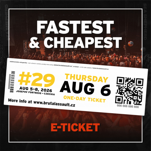 BRUTAL ASSAULT 2026 festival daily pass THURSDAY [e-ticket] ...