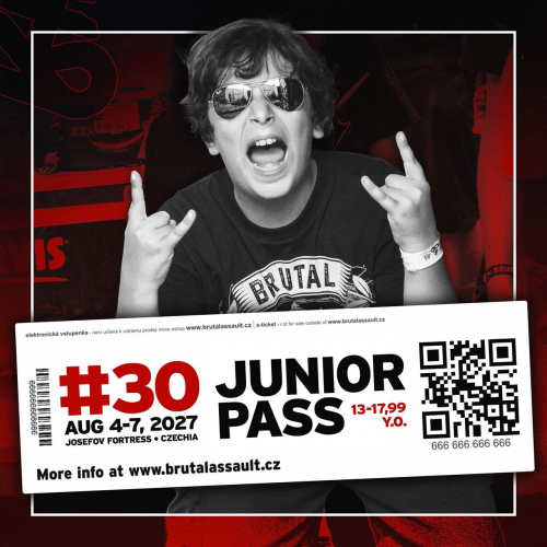 BRUTAL ASSAULT 2027 festival pass - voucher for juniors 13-1 ...