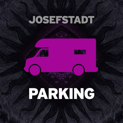 JOSEFSTADT 2021 parking Čtvercák - dodávka nebo obytný vůz 
