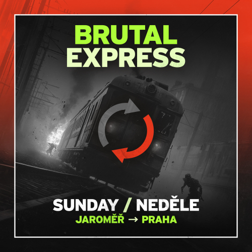 BRUTAL EXPRESS - Sunday train at 10:30 Jaromer -> Hradec Kralove -> Prague